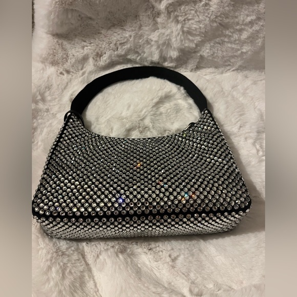 Brand New Prada Reedition Crystal bag in black - Picture 11 of 13